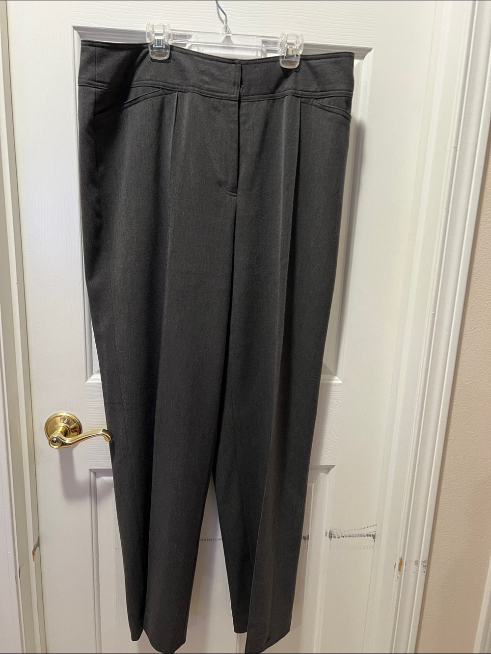 Rafaella Black Tailored Straight-Leg Trousers